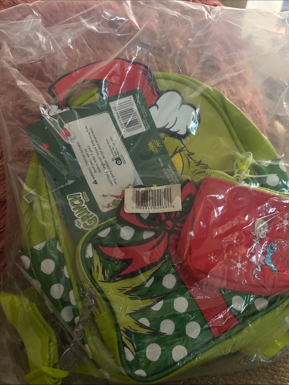 Grinch booksack